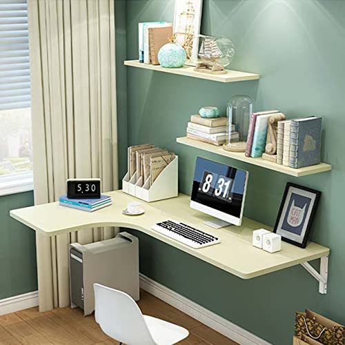 Wandmontierter Klapptisch, robuster zusammenklappbarer Eckschreibtisch für Werkstatt, Garage, Büro, Zuhause, platzsparende Lösung Wandmontierter Klapptisch, robuster zusammenklappbarer Eckschreibtisch für Werkstatt, Garage, Büro, Zuhause, platzsparende Lösung von Generisch