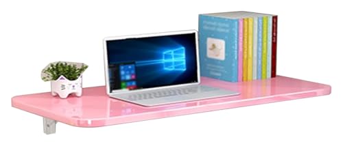 Wandmontierter Klapptisch, verstellbarer Arbeitsplatztisch mit Stahlhalterungen, platzsparendes Wandregal für Heimbüro und Waschküche, Rosa, 120 x 40 cm Wandmontierter Klapptisch, verstellbarer Arbeitsplatztisch mit Stahlhalterungen, platzsparendes Wandregal für Heimbüro und Waschküche, Rosa, 120 x 40 cm von Generisch