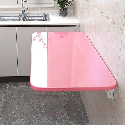 Wandmontierter Klapptisch Drop Leaf Laundry Workbench Floating Desk for Small Spaces Space Saving Wall Hanging Kitchen Table for Home Office Bar Dining Room von Generisch