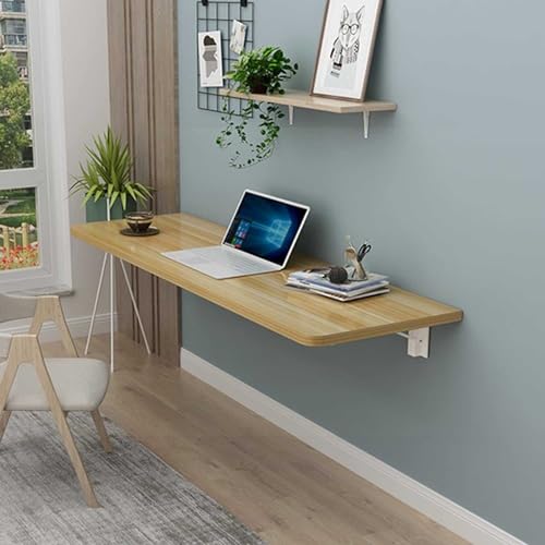 Wandmontierter Klapptisch - Platzsparender schwimmender Laptop-Arbeitsplatz für kleine Räume, Heimbüro, Schlafzimmer, Balkon Wandmontierter Klapptisch - Platzsparender schwimmender Laptop-Arbeitsplatz für kleine Räume, Heimbüro, Schlafzimmer, Balkon von Generisch