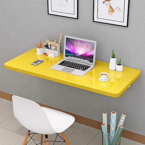 Wandmontierter Klapptisch – Platzsparender zusammenklappbarer Küchen- & Waschtisch, schwimmender Schreibtisch für Home Office, vielseitiger klappbarer Arbeitsplatz mit Halterung von Generisch