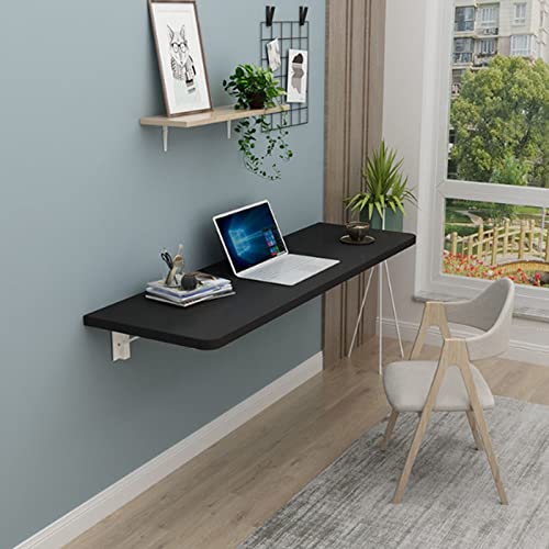 Wandmontierter Klapptisch aus massivem Holz, für Waschküche, Schlafzimmer, Badezimmer und Außenbereich (Farbe: ...) von Generisch