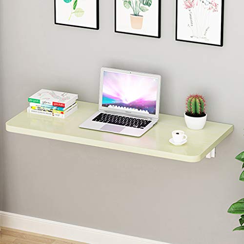 Wandmontierter Klapptisch mit platzsparendem Computertisch & Esstisch 19 (Holz, Rotbraun, Schwarz, Weiß) von Generisch