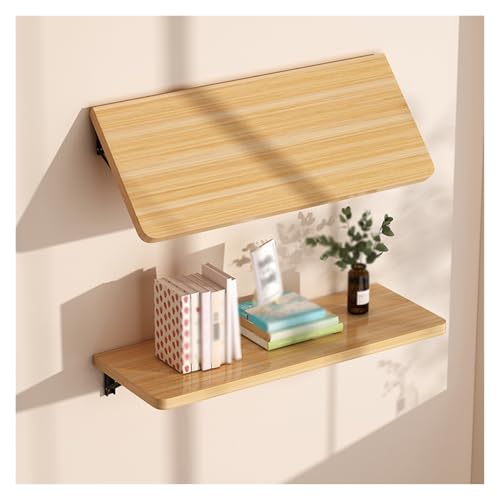 Wandmontierter Klapptisch & Esstisch – Vielseitige Werkbank zur Wandmontage für Zuhause, Büro, Küche, Arbeitszimmer – platzsparendes Holz-Design (120 x 30 cm) von Generisch
