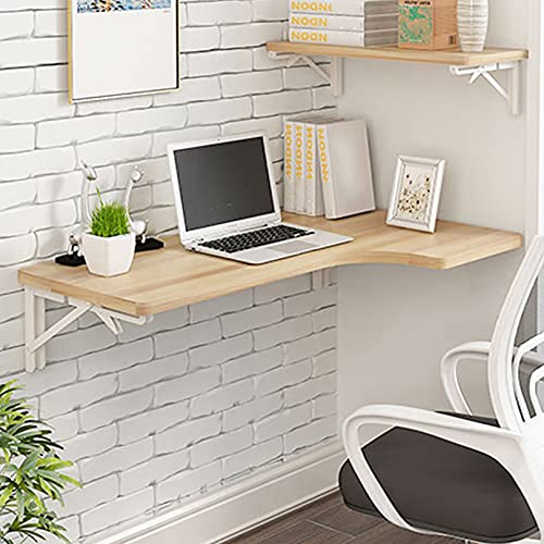 Wandmontierter L-förmiger Ecktisch - Multifunktionale Drop-Leaf Werkbank & Computer für Home Office & ing - Platzsparendes weißes Schreiben Wandmontierter L-förmiger Ecktisch - Multifunktionale Drop-Leaf Werkbank & Computer für Home Office & ing - Platzsparendes weißes Schreiben von Generisch