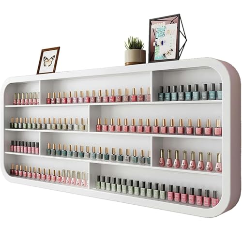 Wandmontierter Nagellack-Organizer, Hängeregal für ätherische Öle und Parfums, platzsparende Lösung für Nagelstudios und Heimgebrauch von Generisch