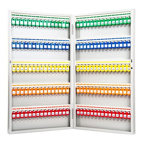 Wandmontierter Schlüsselschrank mit sicherem Schloss, Organizer für 150 Schlüssel, perfekt für Hausverwaltung und Autohäuser Wandmontierter Schlüsselschrank mit sicherem Schloss, Organizer für 150 Schlüssel, perfekt für Hausverwaltung und Autohäuser von Generisch
