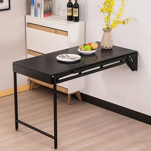 Wandmontierter Schreibtisch, zusammenklappbarer Multifunktions-Arbeitstisch, platzsparender Computertisch aus Holz, wandelbares Regal, Esszimmer, Wäscheklapptisch, spezielles Design, schwebende Regale Wandmontierter Schreibtisch, zusammenklappbarer Multifunktions-Arbeitstisch, platzsparender Computertisch aus Holz, wandelbares Regal, Esszimmer, Wäscheklapptisch, spezielles Design, schwebende Regale von Generisch