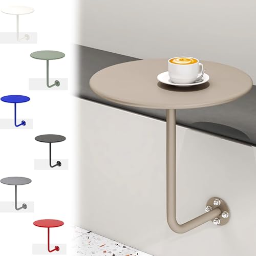 Wandmontierter Schreibtisch Schwebender Schreibtisch Mit Eisenhalterung, L-Form Bartisch Für Kleine Räume, Heimbüro, Esszimmer, Waschküche, Küche(Schwarz) von Generisch