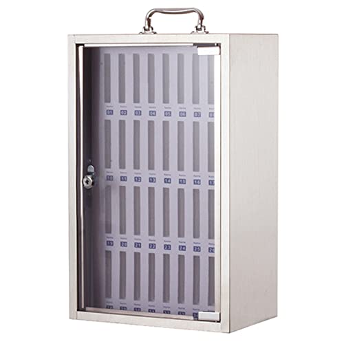 Wandmontierter Sicherheitsschrank für Telefone, 36 Fächer, abschließbar, Dokumentenr für Büro, Schule, Meetings und sichere ge Lösung von Generisch