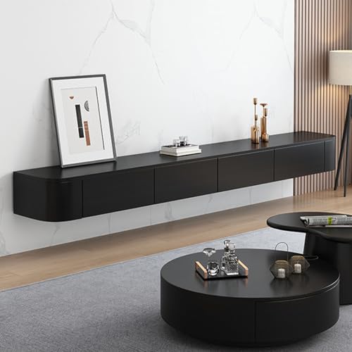 Wandmontierter TV-Schrank mit 2 Schubladen, modernes Lowboard für Wohnzimmer und Schlafzimmer, mehrere Größen und Farben erhältlich, stilvolle Aufbewahrungslösung für Unterhaltung Wandmontierter TV-Schrank mit 2 Schubladen, modernes Lowboard für Wohnzimmer und Schlafzimmer, mehrere Größen und Farben erhältlich, stilvolle Aufbewahrungslösung für Unterhaltung von Generisch
