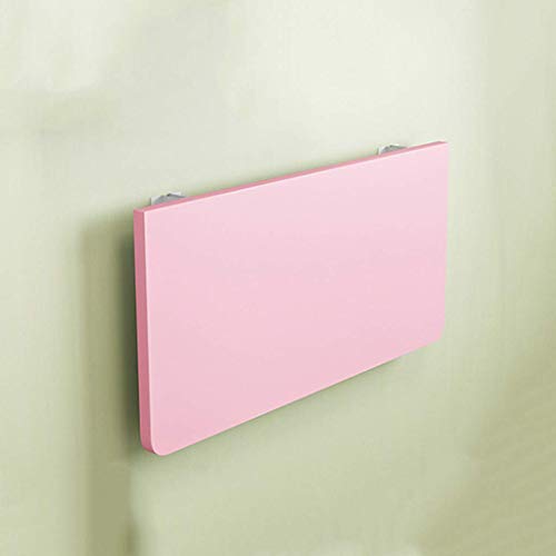 Wandmontierter Tisch mit Blättern, platzsparender Esstisch für kleine Bereiche, rosa Heimbüro und Küche, vielseitig, 80 x 30 cm, Computer-Arbeitsplatz Wandmontierter Tisch mit Blättern, platzsparender Esstisch für kleine Bereiche, rosa Heimbüro und Küche, vielseitig, 80 x 30 cm, Computer-Arbeitsplatz von Generisch