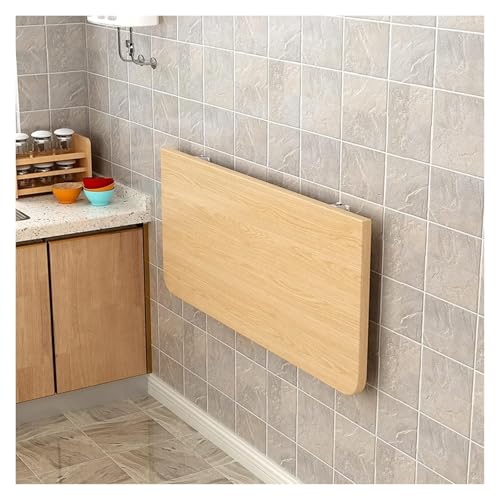 Wandmontierter klappbarer Frühstücksbartisch, platzsparender Drop-Leaf-Esstisch, kompakter Küchen-Arbeitsplatz, verstellbarer Wandtisch für kleine Räume Wandmontierter klappbarer Frühstücksbartisch, platzsparender Drop-Leaf-Esstisch, kompakter Küchen-Arbeitsplatz, verstellbarer Wandtisch für kleine Räume von Generisch