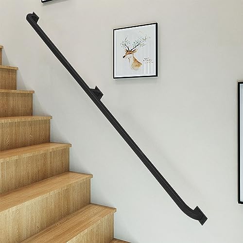 Wandmontierter schwarzer Schmiedeeisen il für Treppen – Anti-Rutsch-Sicherheits-Haltegriff 1–6 Meter Größen, stabile Geländerstütze für Treppenhaus, einfache Installation, langlebiges Design Wandmontierter schwarzer Schmiedeeisen il für Treppen – Anti-Rutsch-Sicherheits-Haltegriff 1–6 Meter Größen, stabile Geländerstütze für Treppenhaus, einfache Installation, langlebiges Design von Generisch