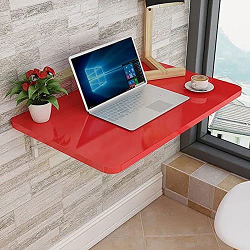 Wandmontierter schwimmender Computertisch mit faltbaren Blättern – platzsparende Werkbank für Home Office, Küche, Bar, Schlafzimmer von Generisch