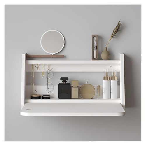 Wandmontierter schwimmender Schreibtisch für Home Office, platzsparender faltbarer Laptoptisch, kompakter wandmontierter Schminktisch, kleiner Schreibtisch für begrenzte Räume Wandmontierter schwimmender Schreibtisch für Home Office, platzsparender faltbarer Laptoptisch, kompakter wandmontierter Schminktisch, kleiner Schreibtisch für begrenzte Räume von Generisch