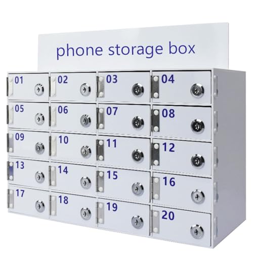 Wandmontiertes Acryl-Aufbewahrungsfach mit Schloss – sicherer Organizer mit 80 Schlitzen für Büro- und Heimschreibtische Wandmontiertes Acryl-Aufbewahrungsfach mit Schloss – sicherer Organizer mit 80 Schlitzen für Büro- und Heimschreibtische von Generisch