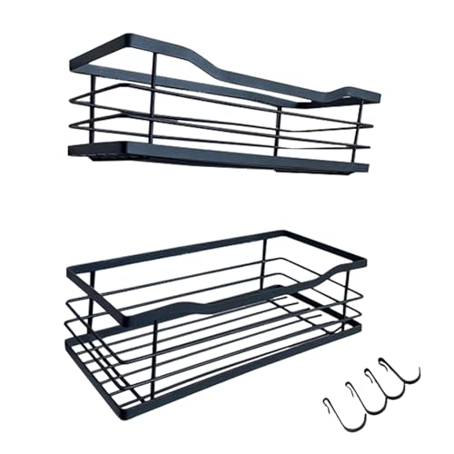 Wandmontiertes Duschregal – selbstklebender Badezimmer-Organizer, wasserdichter Seifenhalter für Shampoo-Handtücher, 2 Stück, Sh0wer-Aufbewahrungseinheit F0r, Wohnung, Hotel, Küche, Wohnheim Wandmontiertes Duschregal – selbstklebender Badezimmer-Organizer, wasserdichter Seifenhalter für Shampoo-Handtücher, 2 Stück, Sh0wer-Aufbewahrungseinheit F0r, Wohnung, Hotel, Küche, Wohnheim von Generisch