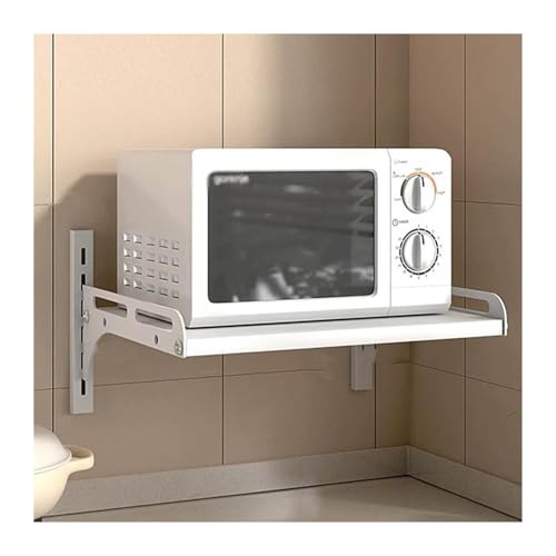 Wandmontiertes Mikrowellenregal - Platzsparendes Küchenregal für Gewürze & Utensilien, ohne Bohren Wandmontiertes Mikrowellenregal - Platzsparendes Küchenregal für Gewürze & Utensilien, ohne Bohren von Generisch
