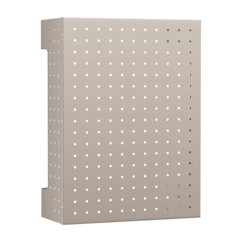 Wandmontiertes Stecktafel-Organizer-Set mit 5 Haken, vielseitiges Display-Panel für Zuhause, Bad und Küche, Warmwasserbereiter-Rohrabdeckung und Gasrohr-Dekor (35 x 20 x 40 cm) von Generisch