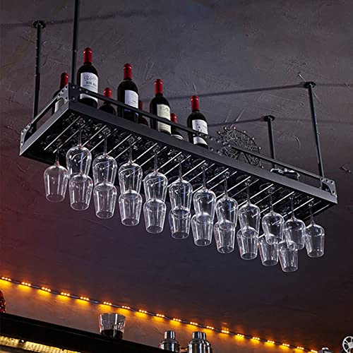 Wandmontiertes Weinregal, schwimmendes Metall, für Zuhause, Küche, Bar, stilvoller Präsentationsständer für Weinflaschen und Gläser, schwarz, 80 x 35 cm Wandmontiertes Weinregal, schwimmendes Metall, für Zuhause, Küche, Bar, stilvoller Präsentationsständer für Weinflaschen und Gläser, schwarz, 80 x 35 cm von Generisch