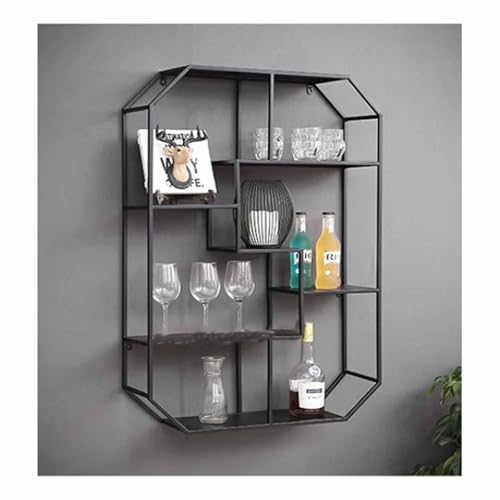 Wandmontiertes Weinregal und Bücherregal, große Kapazität, schwebendes Regal für Wohnzimmer, Schlafzimmer, Küchendekoration Wandmontiertes Weinregal und Bücherregal, große Kapazität, schwebendes Regal für Wohnzimmer, Schlafzimmer, Küchendekoration von Generisch