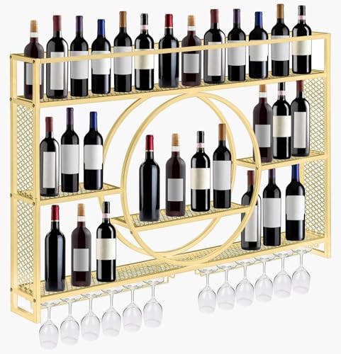 Wandmontiertes einzelnes Weinregal aus Metall – moderner Flaschen- und Glashalter für Bar, Schrank, obere Hauseinheit, Likörflaschen Organisation Wandmontiertes einzelnes Weinregal aus Metall – moderner Flaschen- und Glashalter für Bar, Schrank, obere Hauseinheit, Likörflaschen Organisation von Generisch