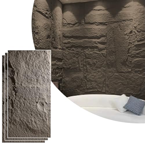 Wandpaneel aus Kunststein, wasserdichtes PU-3D-Dekor für außen und innen, gestapelte Steinverkleidung Wandpaneel aus Kunststein, wasserdichtes PU-3D-Dekor für außen und innen, gestapelte Steinverkleidung von Generisch