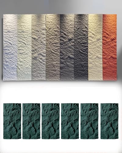 Wandpaneele aus Kunststein, natürliche Ziegelstein-Optik, Textur für Raumdekoration und Verkleidung Wandpaneele aus Kunststein, natürliche Ziegelstein-Optik, Textur für Raumdekoration und Verkleidung von Generisch