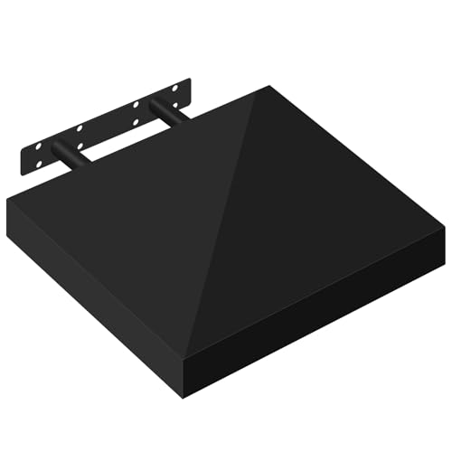 Wandregal, schwarz, glänzend, Schweberegal, 30 x 22,9 x 3,8 cm, perfekt für Wohnzimmer, Küche, Büro, Badezimmer, stilvolle Hängeaufbewahrung, modernes Design, SWS0392 Wandregal, schwarz, glänzend, Schweberegal, 30 x 22,9 x 3,8 cm, perfekt für Wohnzimmer, Küche, Büro, Badezimmer, stilvolle Hängeaufbewahrung, modernes Design, SWS0392 von Generisch