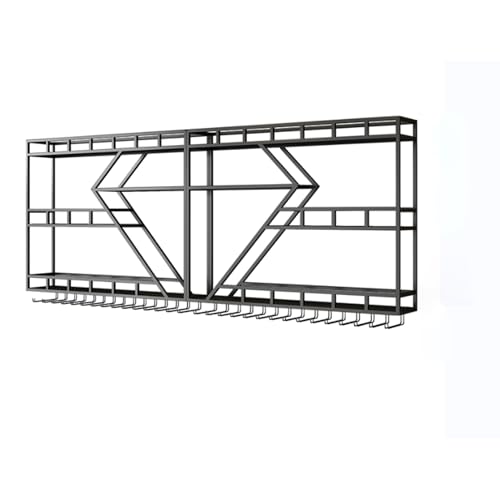 Wandregale für Likörflaschen, LED-beleuchtetes Weinregal, moderner vielseitiger Wandflaschenhalter für Küche und Wohnzimmer, elegante Weinaufbewahrungslösung Wandregale für Likörflaschen, LED-beleuchtetes Weinregal, moderner vielseitiger Wandflaschenhalter für Küche und Wohnzimmer, elegante Weinaufbewahrungslösung von Generisch