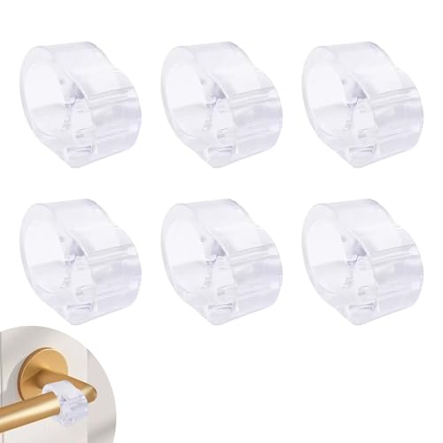 6er Set Türklinkenpuffer Transparent – Hochelastischer Türgriff Stopper für Wandschutz ohne Bohren – Türschutz Anschlagdämpfer geeignet für Türklinken Ø17–20mm 6er Set Türklinkenpuffer Transparent – Hochelastischer Türgriff Stopper für Wandschutz ohne Bohren – Türschutz Anschlagdämpfer geeignet für Türklinken Ø17–20mm von Generisch