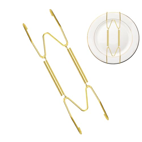 Wandteller Halterung - Tellerhalter Wand | Wandtellerhalter Selbstklebend Stark | Haushaltswand-Präsentationsständer | Unsichtbarer Drahtplatten-Wandhalter Für Uhr, Regenschirm, Schlüssel, taschh von Generisch