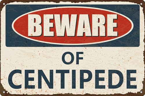 Warnschild "Beware of centipede", 30,5 x 20,3 cm, Metallschilder für Bauernhöfe, Outdoor, Terrasse, Café Warnschild "Beware of centipede", 30,5 x 20,3 cm, Metallschilder für Bauernhöfe, Outdoor, Terrasse, Café von Generisch