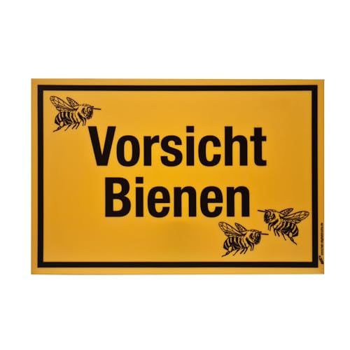 Warnschild Gelb "Vorsicht Bienen" Bienenvölker Imker Hinweisschild 30 x 20 cm Warnschild Gelb "Vorsicht Bienen" Bienenvölker Imker Hinweisschild 30 x 20 cm von Generisch