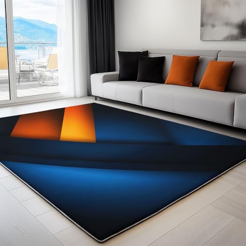 Waschbare Teppiche 60 x 90 cm für Wohnzimmer, Geometrie Diagonale Grafiken rutschfeste Teppiche fürs Schlafzimmer - Abstraktes Design Weiche Kurzflor Läufer für Büro Bad Esszimmer Spielzimmer Waschbare Teppiche 60 x 90 cm für Wohnzimmer, Geometrie Diagonale Grafiken rutschfeste Teppiche fürs Schlafzimmer - Abstraktes Design Weiche Kurzflor Läufer für Büro Bad Esszimmer Spielzimmer von Generisch