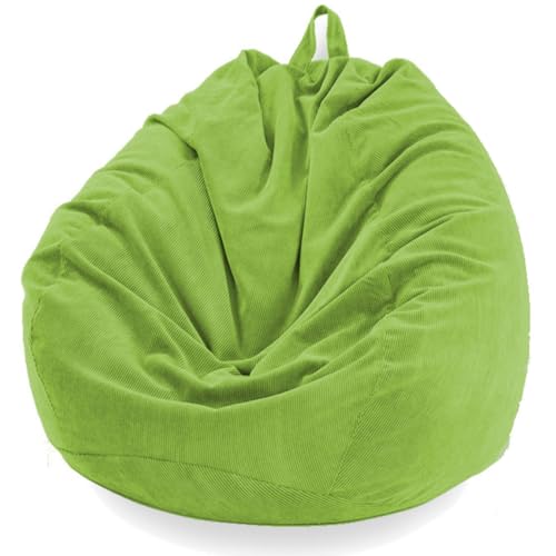 Waschbarer Cord-Sitzsack-Bezug – Premium-Stofftier-Aufbewahrung und Lazy Sofa Lösung für Erwachsene und Kinder von Generisch