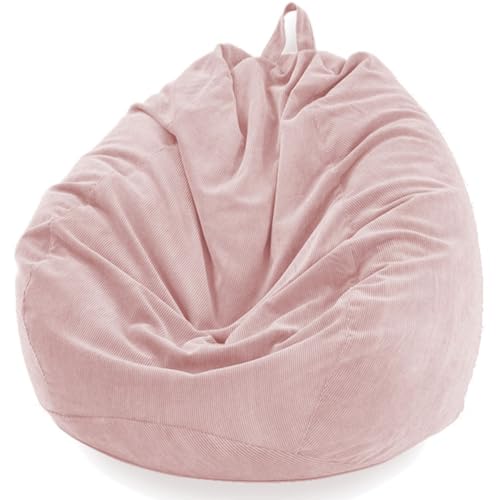 Waschbarer Cord-Sitzsack-Bezug – Premium-Stofftier-Aufbewahrung und Lazy Sofa Lösung für Erwachsene und Kinder von Generisch