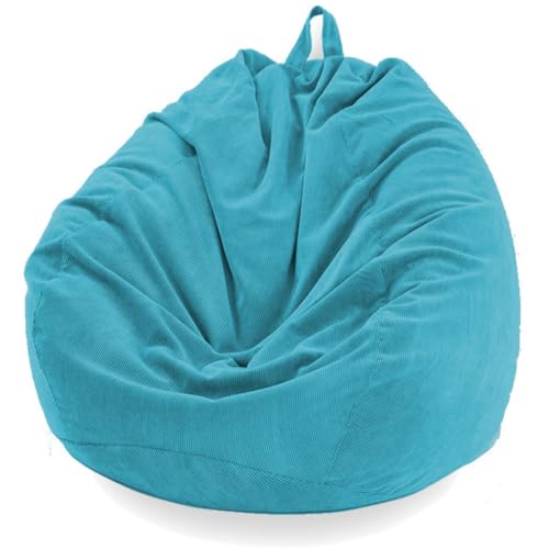 Waschbarer Cord-Sitzsack-Bezug – Premium-Stofftier-Aufbewahrung und Lazy Sofa Lösung für Erwachsene und Kinder von Generisch