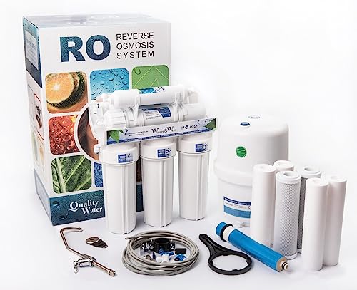 Umkehrosmose 6 Stufen Wasserfilter + Ersatz Kartuschen mit 3,2 gal Tank Umkehrosmose 6 Stufen Wasserfilter + Ersatz Kartuschen mit 3,2 gal Tank von Generisch
