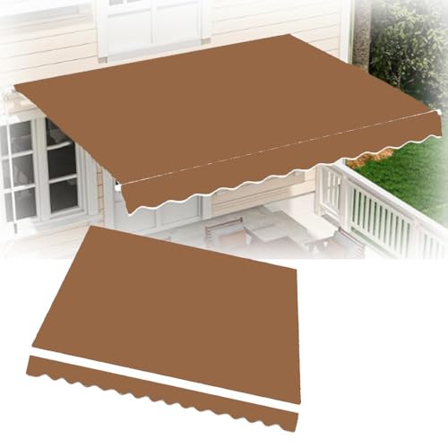 Wasserabweisender, einziehbarer Markisenstoff, 600 x 300 cm, für Terrasse, Balkon und Markt, strapazierfähiges Khaki-Ersatzmaterial Wasserabweisender, einziehbarer Markisenstoff, 600 x 300 cm, für Terrasse, Balkon und Markt, strapazierfähiges Khaki-Ersatzmaterial von Generisch
