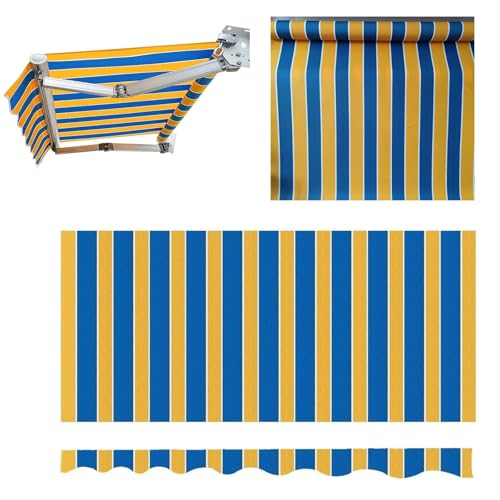 Wasserabweisendes Polyester-Ersatz-Leinwand für den Sonnenschutz im Freien, ideal für Markisen, Deck, Balkon und Hofabdeckung Wasserabweisendes Polyester-Ersatz-Leinwand für den Sonnenschutz im Freien, ideal für Markisen, Deck, Balkon und Hofabdeckung von Generisch