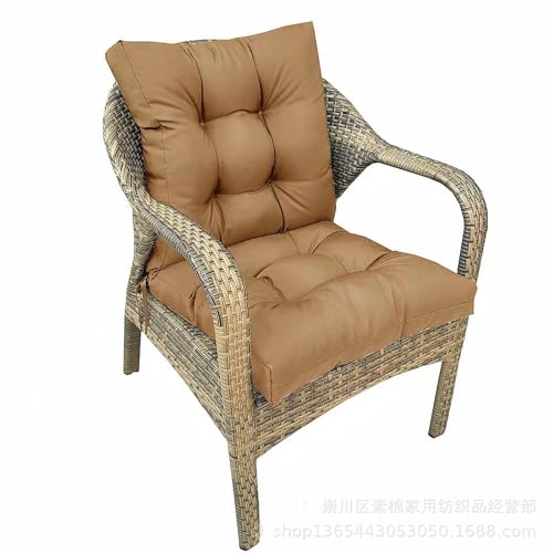 Wasserabweisendes Sitzkissen mit hoher Rückenlehne, dick, wasserdicht, für den Innen- und Außenbereich, passend für Standard-Schaukelstühle, 106 x 53 x 10 cm Wasserabweisendes Sitzkissen mit hoher Rückenlehne, dick, wasserdicht, für den Innen- und Außenbereich, passend für Standard-Schaukelstühle, 106 x 53 x 10 cm von Generisch