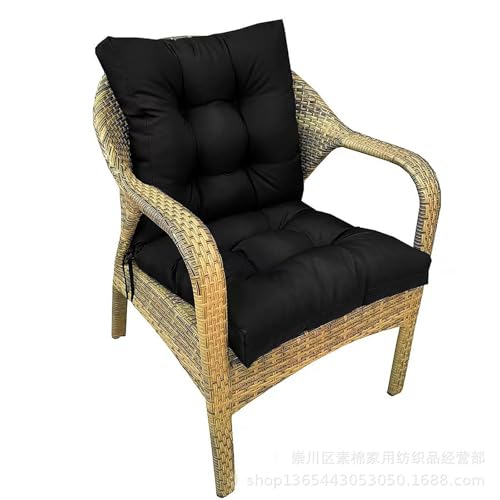 Wasserabweisendes Sitzkissen mit hoher Rückenlehne, dick, wasserdicht, für den Innen- und Außenbereich, passend für Standard-Schaukelstühle, 106 x 53 x 10 cm Wasserabweisendes Sitzkissen mit hoher Rückenlehne, dick, wasserdicht, für den Innen- und Außenbereich, passend für Standard-Schaukelstühle, 106 x 53 x 10 cm von Generisch
