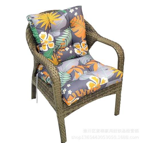 Wasserabweisendes Sitzkissen mit hoher Rückenlehne, dick, wasserdicht, für den Innen- und Außenbereich, passend für Standard-Schaukelstühle, 106 x 53 x 10 cm Wasserabweisendes Sitzkissen mit hoher Rückenlehne, dick, wasserdicht, für den Innen- und Außenbereich, passend für Standard-Schaukelstühle, 106 x 53 x 10 cm von Generisch