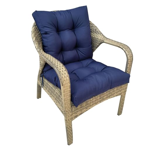 Wasserabweisendes Sitzkissen mit hoher Rückenlehne, dick, wasserdicht, für den Innen- und Außenbereich, passend für Standard-Schaukelstühle, 106 x 53 x 10 cm Wasserabweisendes Sitzkissen mit hoher Rückenlehne, dick, wasserdicht, für den Innen- und Außenbereich, passend für Standard-Schaukelstühle, 106 x 53 x 10 cm von Generisch