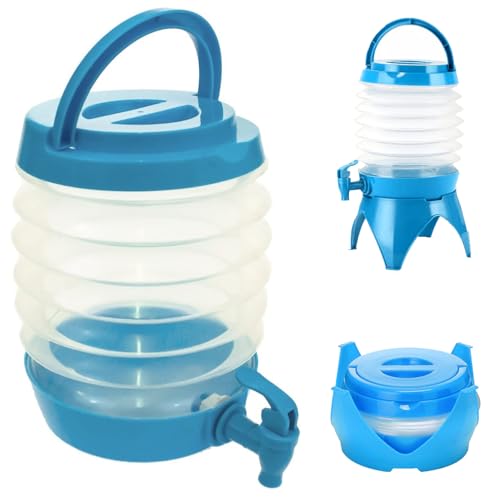 Wasserbehälter Faltbarer Wasserkanister Auslaufhahn Wasserspender mit Hahn Faltbares Fässchen mit Hähnen für Camping, Kochgeschirr Water Dispenser Wasserkanister Faltbar 3,3 L / 5,5 L / 7,5 L Wasserbehälter Faltbarer Wasserkanister Auslaufhahn Wasserspender mit Hahn Faltbares Fässchen mit Hähnen für Camping, Kochgeschirr Water Dispenser Wasserkanister Faltbar 3,3 L / 5,5 L / 7,5 L von Generisch