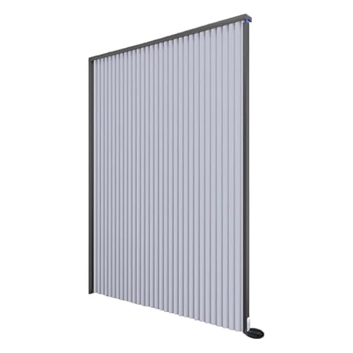 Wasserdicht Faltbarer Duschvorhang Wand Verstellbar 90° Duschwand Trennwand Unsichtbare Trennwand für Ankleidebereiche (GrauA 100x170cm) von Generisch