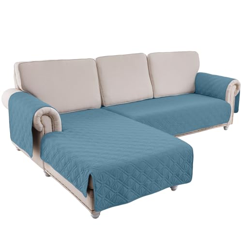 Wasserdicht L Form Sofabezug Eckcouch Bezug L-Form Rechts Links L-Form Sofabezug 2 3 4 Sitzer Chaiselongue Bezug Ecksofa Couch Abdeckung - Grau Blau Größe L Form Wasserdicht L Form Sofabezug Eckcouch Bezug L-Form Rechts Links L-Form Sofabezug 2 3 4 Sitzer Chaiselongue Bezug Ecksofa Couch Abdeckung - Grau Blau Größe L Form von Generisch