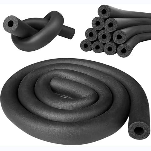 Wasserdicht Schaumstoffschlauch, Schwarz Rohrdämmung, Rohrisolierung Schaumstoff für Rohrisolierungen Fitnessgeräte Kupferrohr, ID 22 48 89 108 mm, Hitzebeständige(22mmIDx20mmx1.9m) von Generisch